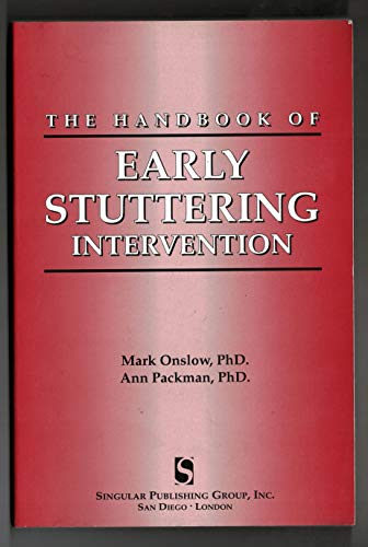 Stock image for The Handbook of Early Stuttering Intervention for sale by Wonder Book