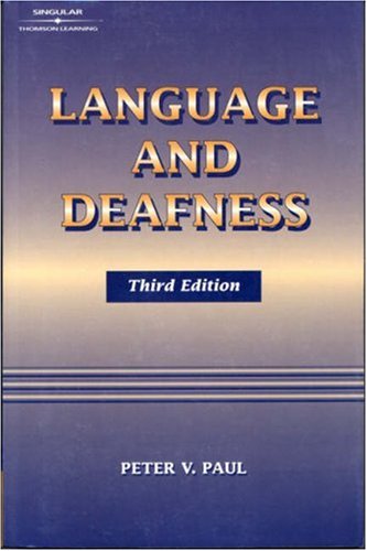9781565939998: Language and Deafness