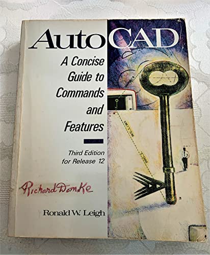 Stock image for AutoCAD: A Concise Guide to Commands and Features for sale by BookHolders