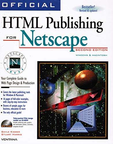 Beispielbild fr Official HTML Publishing for Netscape. Your Complete Guide to Web Design and Production zum Verkauf von medimops