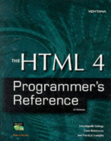Beispielbild fr The HTML 4 Programmer's Reference, w. CD-ROM zum Verkauf von medimops