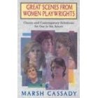 Beispielbild fr Great Scenes from Women Playwrights: Classic and Contemporary Selections for One to Six Actors zum Verkauf von Wonder Book