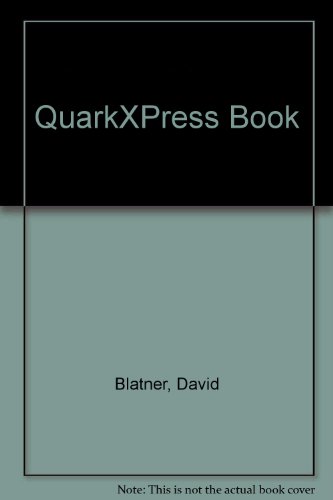 Imagen de archivo de QuarkXPress Book Macintosh a la venta por Books From California