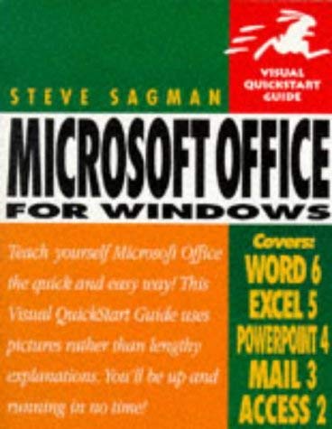 Microsoft Office for Windows (Visual QuickStart Guide) (9781566091664) by Sagman, Stephen W.