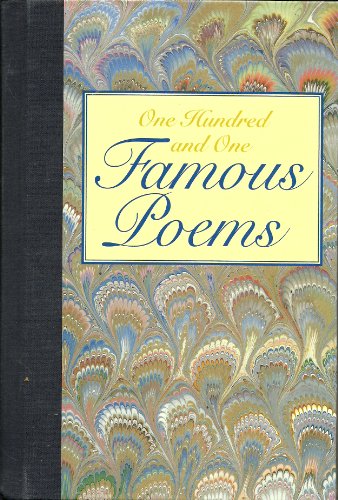 Beispielbild fr One Hundred and One Famous Poems zum Verkauf von Wonder Book