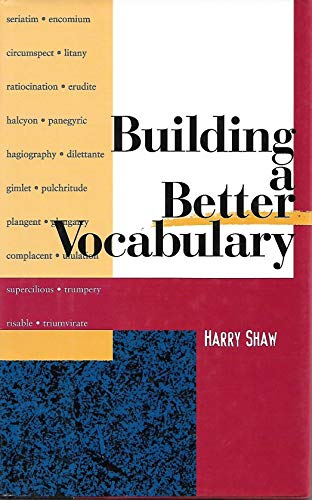 Imagen de archivo de Building a Better Vocabulary a la venta por Wonder Book