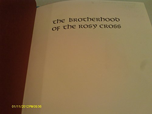 9781566192125: Brotherhood of the Rosy Cross Edition: Reprint [Hardcover] by Arthur Edward W...