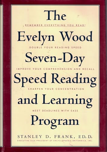 Beispielbild fr The Evelyn Wood Seven-Day Speed Reading and Learning Program zum Verkauf von 2Vbooks