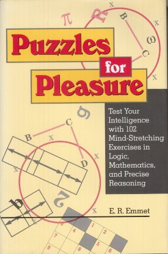 Imagen de archivo de Puzzles for Pleasure a la venta por Goodwill Books