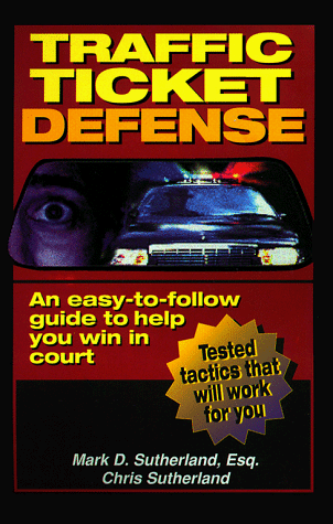 Beispielbild fr Traffic Ticket Defense zum Verkauf von Books of the Smoky Mountains