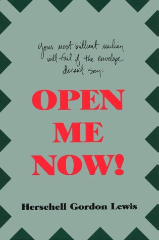 Stock image for Open Me Now! for sale by Better World Books