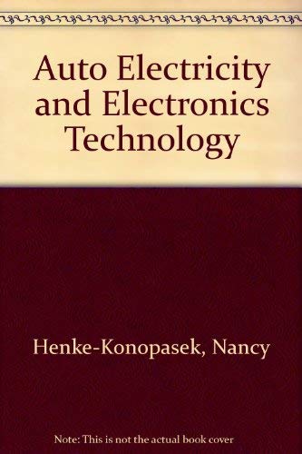 Imagen de archivo de Auto Electricity and Electronics Technology: Workbook a la venta por ThriftBooks-Dallas