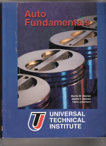 Imagen de archivo de Instructor's Manual for Auto Fundamentals: How and Why of the Design, Construction, and Operation of Automobiles, Applicable to All Makes and Models a la venta por Riverby Books (DC Inventory)