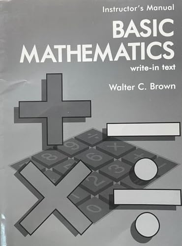 Basic Mathematics (9781566373784) by Brown, Walter C.