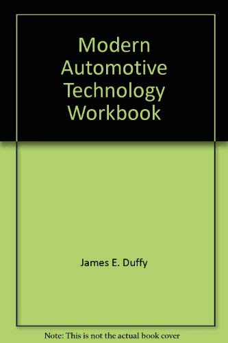 Stock image for Modern Automotive Technology Workbook for sale by HPB-Diamond