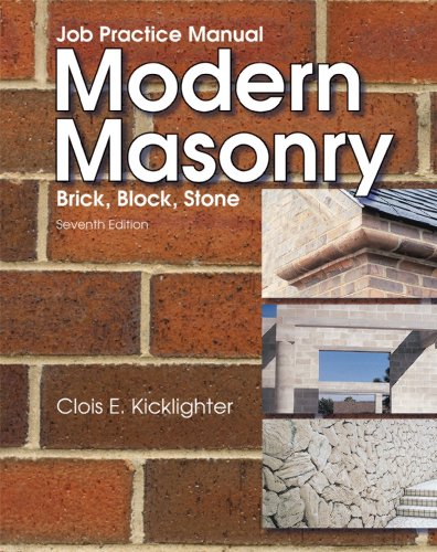 Stock image for Job Practice Manual for Modern Masonry: Brick, Block, Stone for sale by The Happy Book Stack