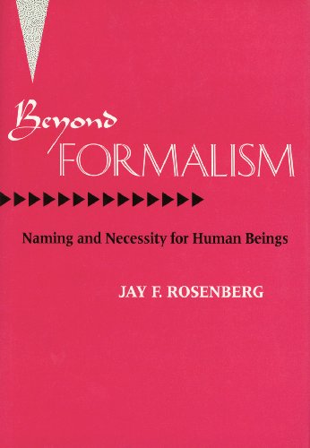 9781566391184: Beyond Formalism: Naming and Necessity for Human Beings