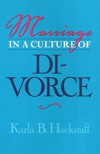 Beispielbild fr Marriage in a Culture of Divorce zum Verkauf von Better World Books