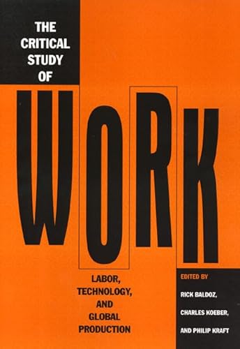 Stock image for Critical Study Of Work Format: Hardcover for sale by INDOO