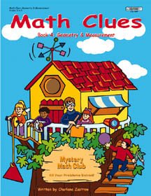 Beispielbild fr Math Clues, Book 4: Geometry & Measurement, Grades 3-5 zum Verkauf von Wonder Book