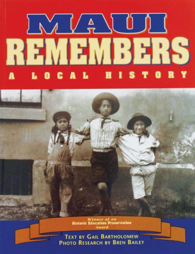 Stock image for Maui Remembers for sale by Front Cover Books