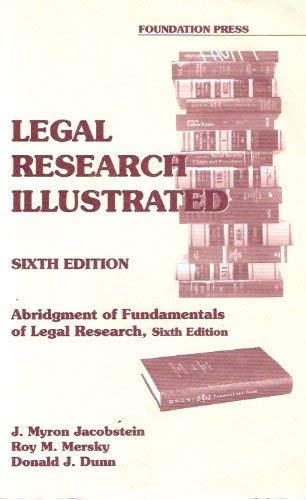 Imagen de archivo de Legal Research a la venta por Better World Books