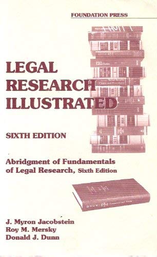Stock image for Legal Research for sale by Better World Books