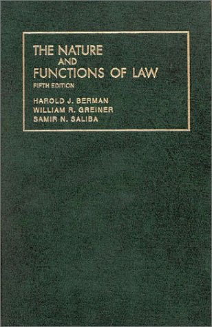 Beispielbild fr The Nature and Functions of Law zum Verkauf von ThriftBooks-Atlanta