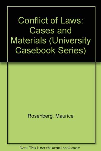9781566623339: Conflict of Laws: Cases and Materials (University Casebook Series)