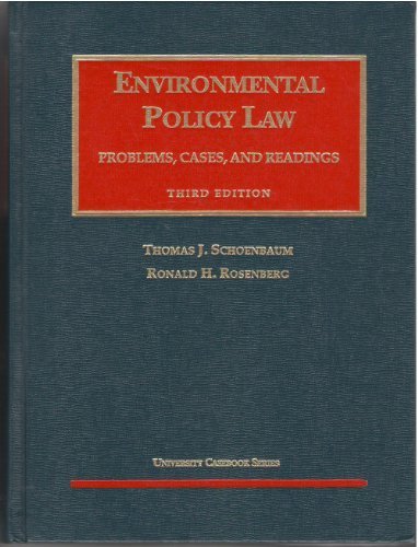 Beispielbild fr Environmental Policy Law zum Verkauf von Ann Becker