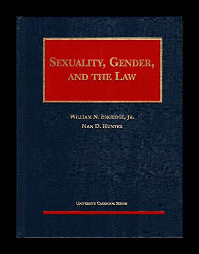 9781566624619: Sexuality Gender and the Law