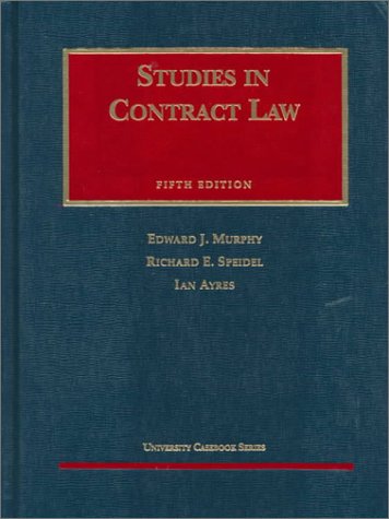 Imagen de archivo de Contract Law a la venta por Better World Books