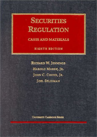 Securities Regulation, Eighth Edition (9781566626002) by Coffee; Seligman