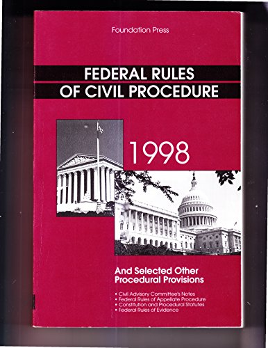 Stock image for Federal Rules of Civil Procedure and Selected Other Procedural Provisions for sale by ThriftBooks-Dallas