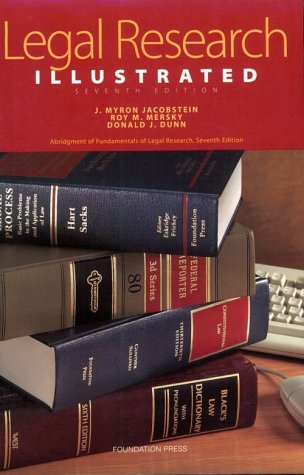 Stock image for Legal Research Illustrated (University Textbook Series) for sale by More Than Words