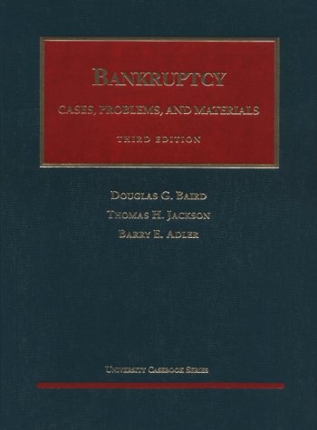 Imagen de archivo de Bankruptcy: Case, Problems and Materials (University casebook series) a la venta por dsmbooks