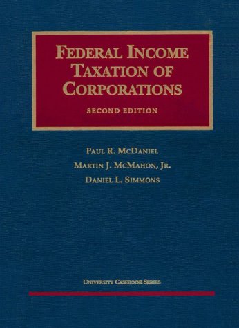 Stock image for Federal Income Taxation of Corporations (University Casebook Series) for sale by SecondSale