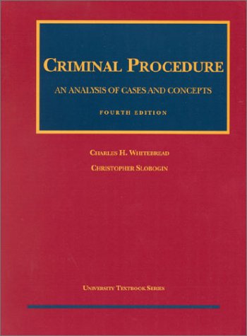 Stock image for Criminal Procedure: An Analysis of Cases and Concepts for sale by ThriftBooks-Atlanta