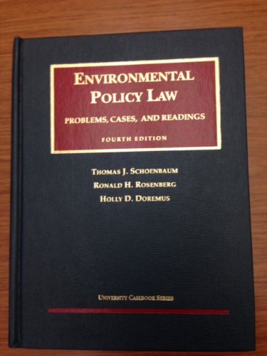 Imagen de archivo de Environmental Law a la venta por Better World Books