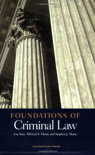 Beispielbild fr Foundations of Criminal Law (Foundations of Law Series) zum Verkauf von WorldofBooks