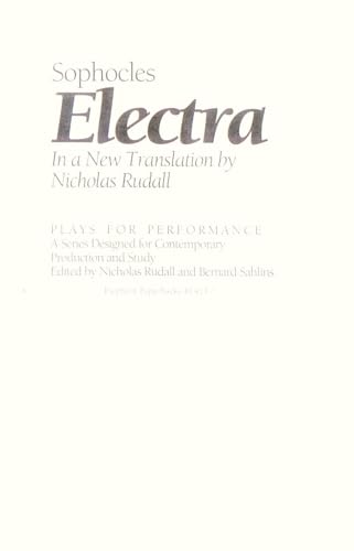 Imagen de archivo de Electra a la venta por ThriftBooks-Dallas