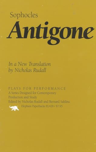 Stock image for Antigone: In a New Translation (Plays for Performance Series) for sale by Gulf Coast Books