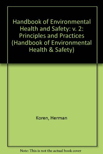 9781566701259: Handbook of Environmental Health and Safety: Principles and Practices