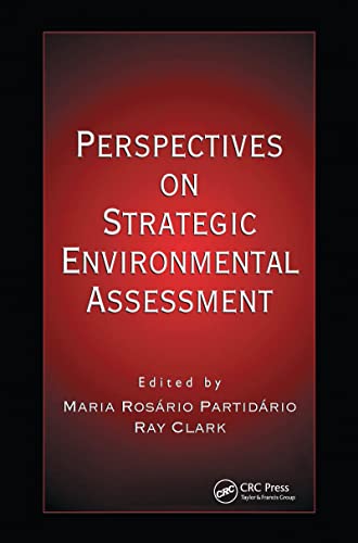 Imagen de archivo de Perspectives on Strategic Environmental Assessment a la venta por Red's Corner LLC