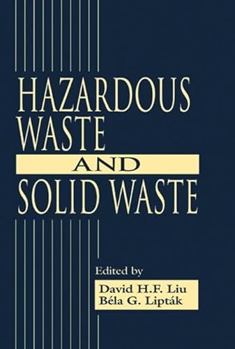 Imagen de archivo de Hazardous Waste and Solid a la venta por The Book Spot