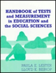 Beispielbild fr Handbook of Tests and Measurement in Education and the Social Sciences zum Verkauf von Better World Books