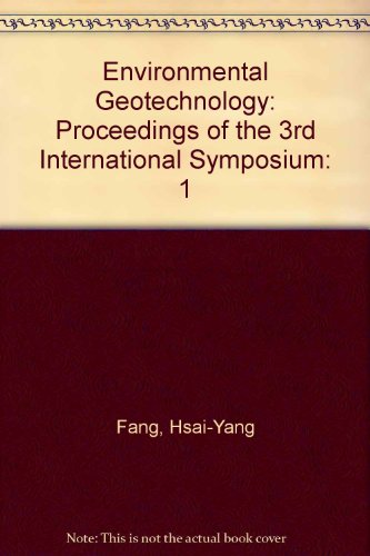 Imagen de archivo de Environmental Geotechnology: Proceedings of the Third International Symposium. a la venta por Alien Bindings