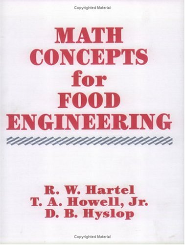 Stock image for Math Concepts for Food Engineering for sale by Irish Booksellers