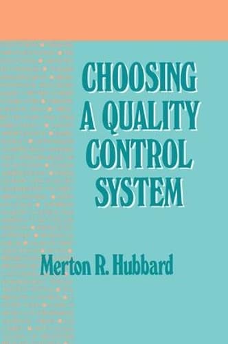 9781566766876: Choosing a Quality Control System