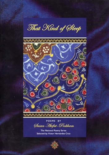 9781566891165: That Kind of Sleep (National Poetry Series)